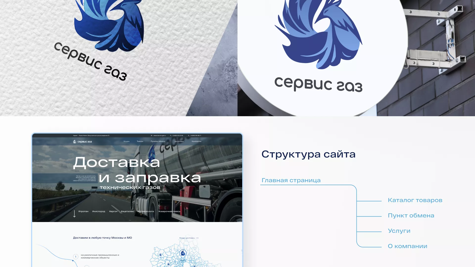 Создание сайта компании «Сервис газ» в Ипатово