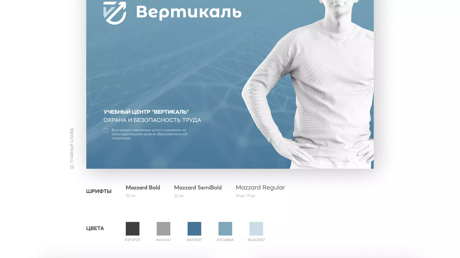 Разработка презентации для учебного центра «Вертикаль» в Ипатово