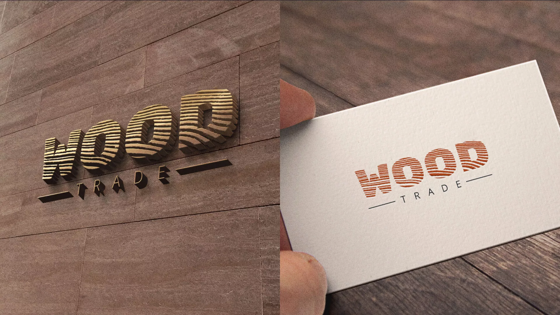 Разработка логотипа для компании «Wood Trade» в Ипатово