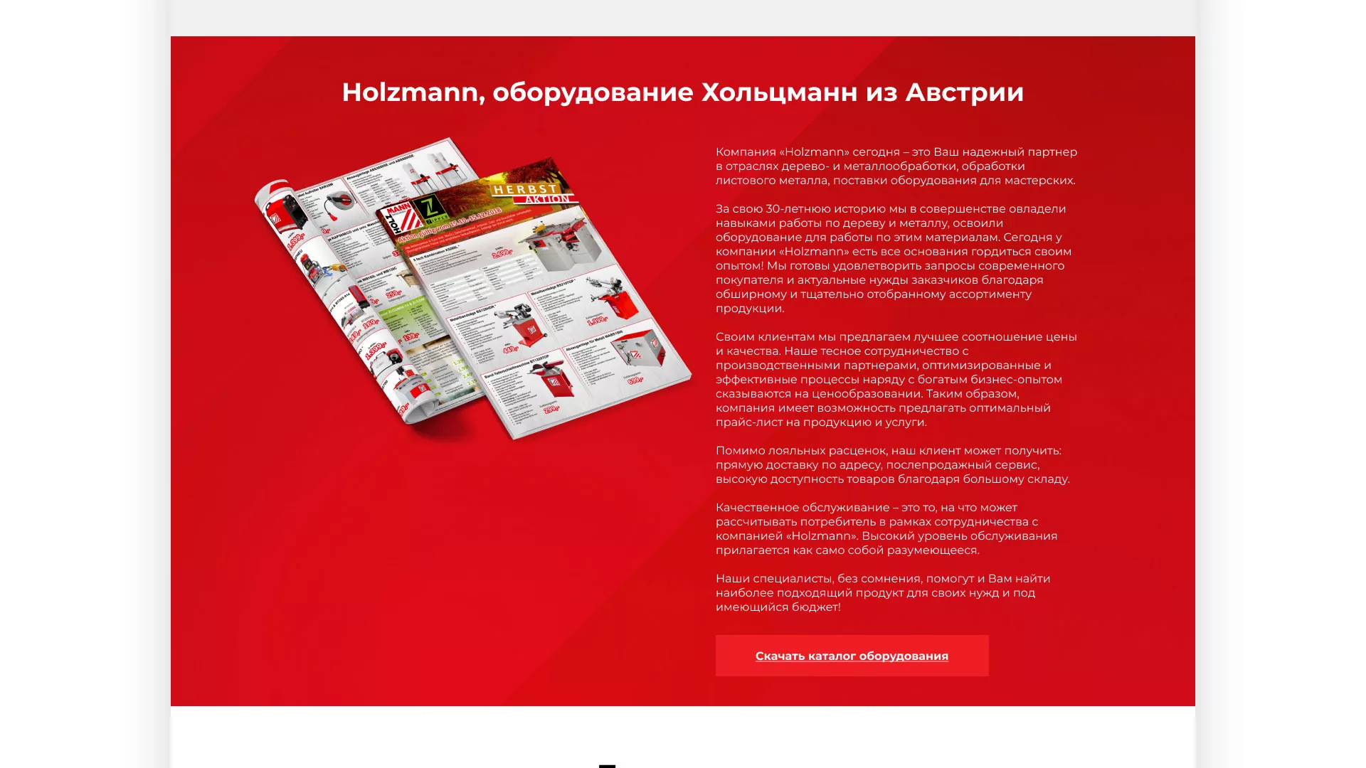 Создание сайта компании «HOLZMANN Maschinen GmbH» в Ипатово