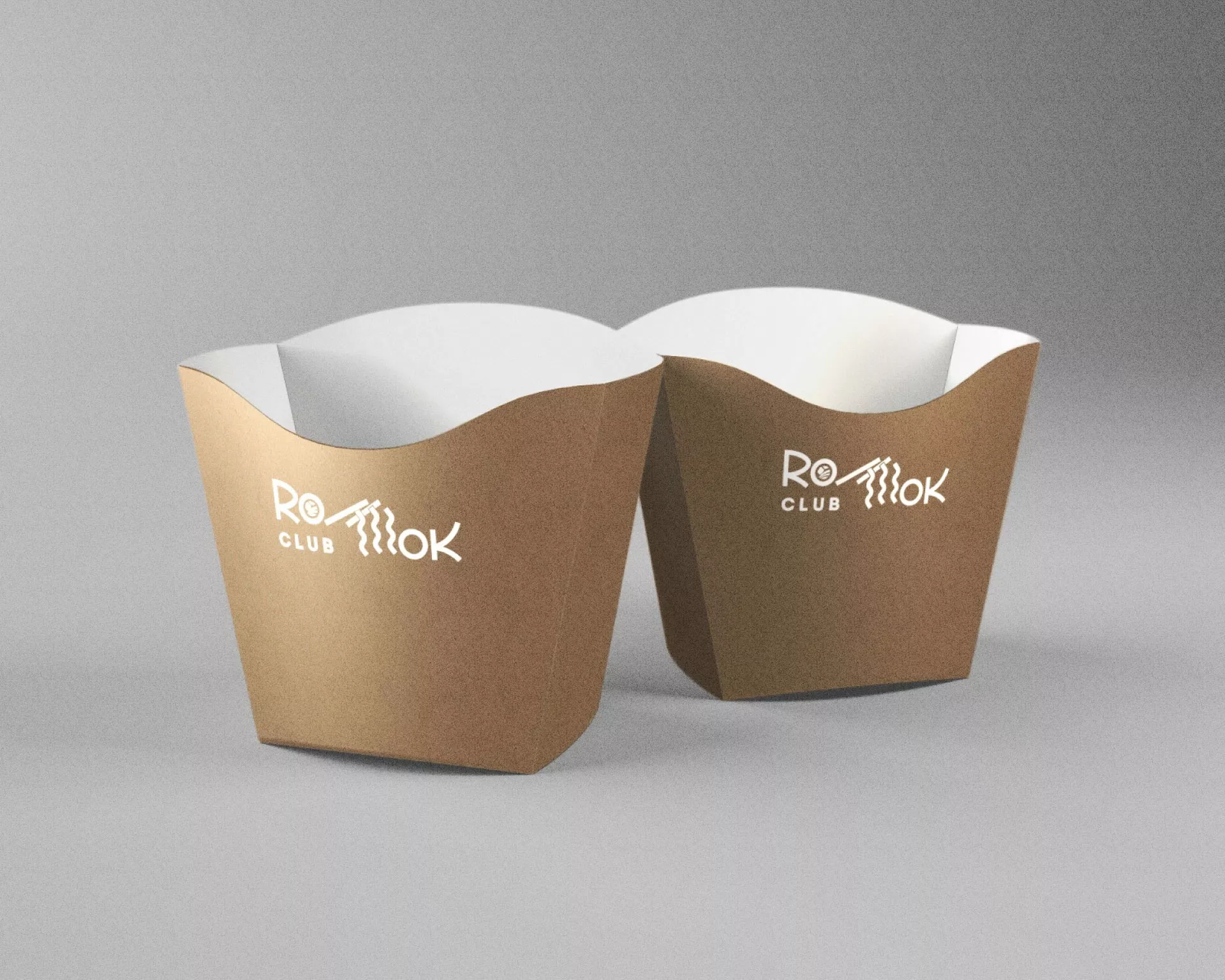 Создание дизайна упаковки суши-бара «Roll Wok Club» в Ипатово