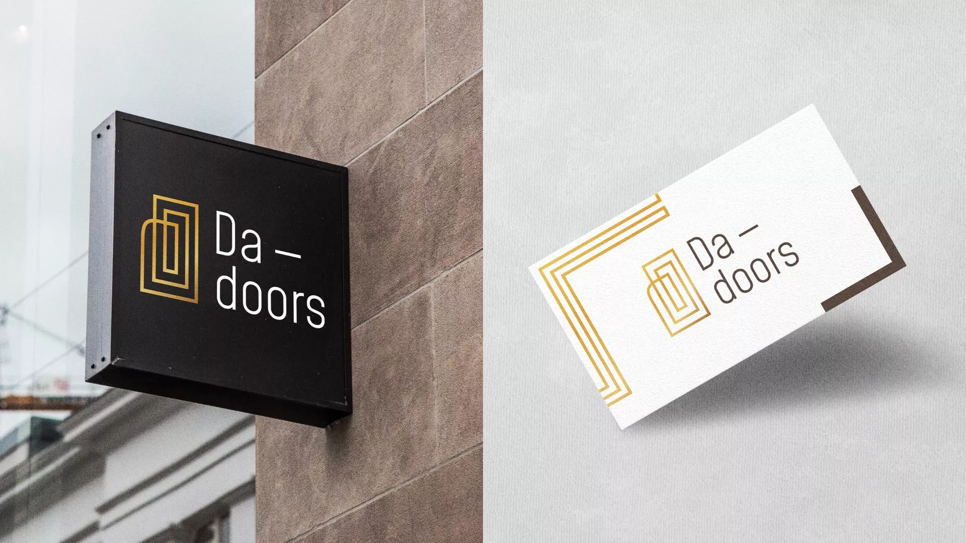 Разработка логотипа для компании «DA-DOORS» в Ипатово